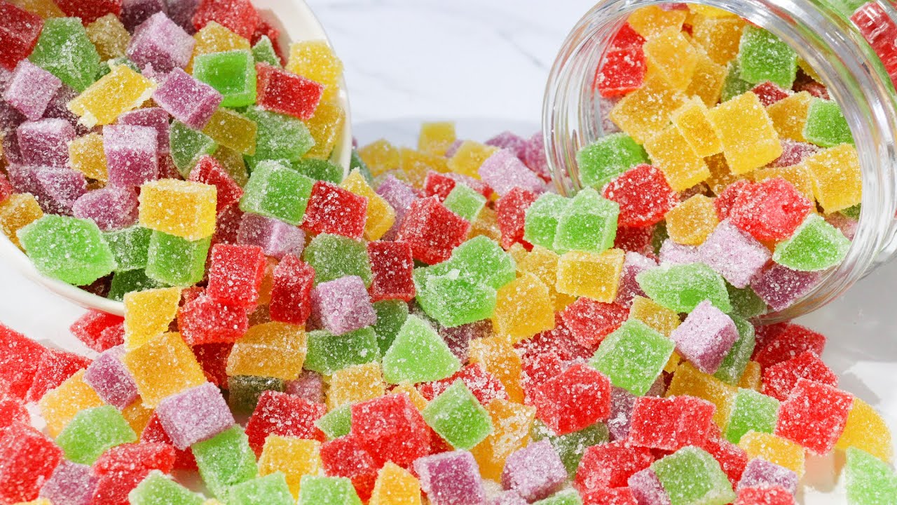 ESSE É O JEITO MAIS FÁCIL DE FAZER BALA DE GOMA (JUJUBA) VOCÊ VAI AMAR ESSA RECEITA -SUPER ECONÔMICA