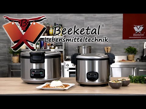 Beeketal Gastro Reiskocher - Schnell und einfach viel Reis zubereiten
