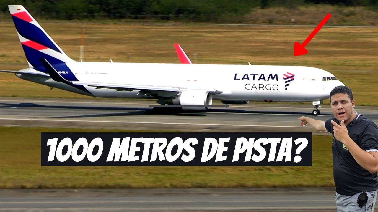PILOTO DA LATAM CARGO FAZ DECOLAGEM IMPRESSIONANTE NO AEROPORTO DE GUARULHOS USANDO POUCA PISTA