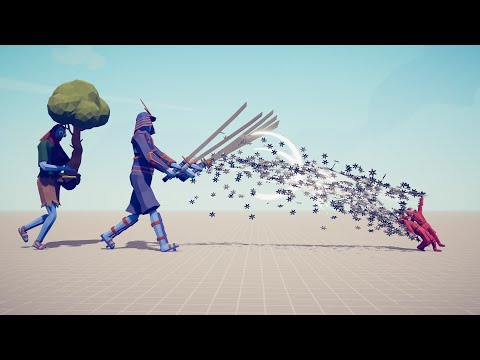 TREE & SAMURAI GIANT vs EVERY GOD - Totally Accurate Battle Simulator