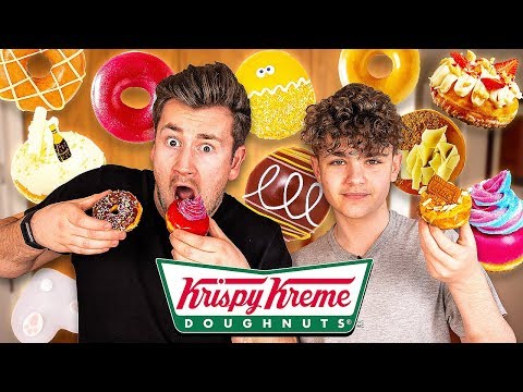 BROTHERS TRY EVERY FLAVOUR OF KRISPY KREME DOUGHNUTS