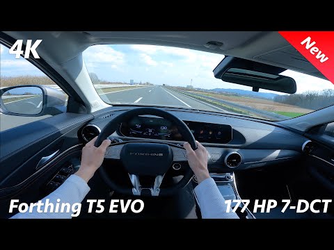 Forthing T5 Evo 2024 POV Test drive 4K (1.5 - 177 HP, 7-speed DCT) City-Autobahn