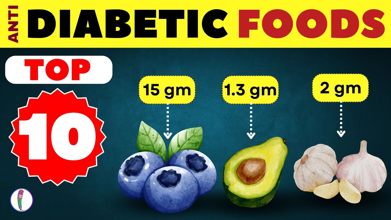 Top 10 Foods for Diabetes | Diabetes Control Tips | Type 2 Diabetes Diet | Type 1 diabetes