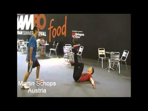 Fabian Duro and some freestylers in Bologna (Italy)