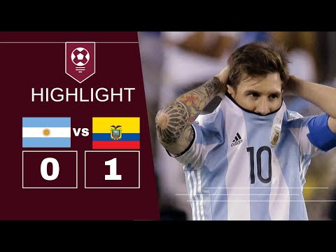 Argentina 0 vs Ecuador 1 🔥 | Match Highlight & Full Resumen