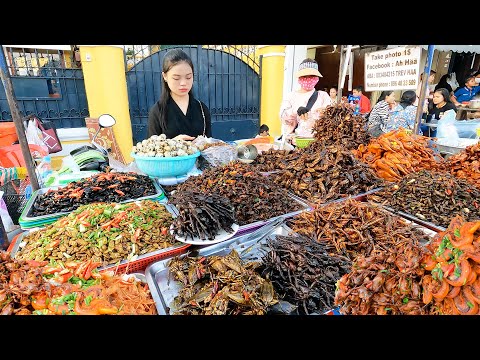 Wow, Amazing Cambodian Exotic Food in Phnom Penh City|Malis StreetFood Guide