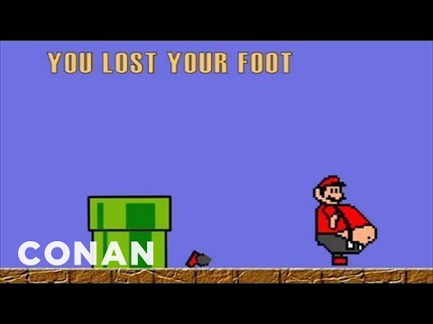 New Video Games: Super Diabetic Mario Brothers Edition | CONAN on TBS