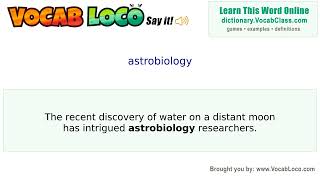 Video thumbnail for astrobiology