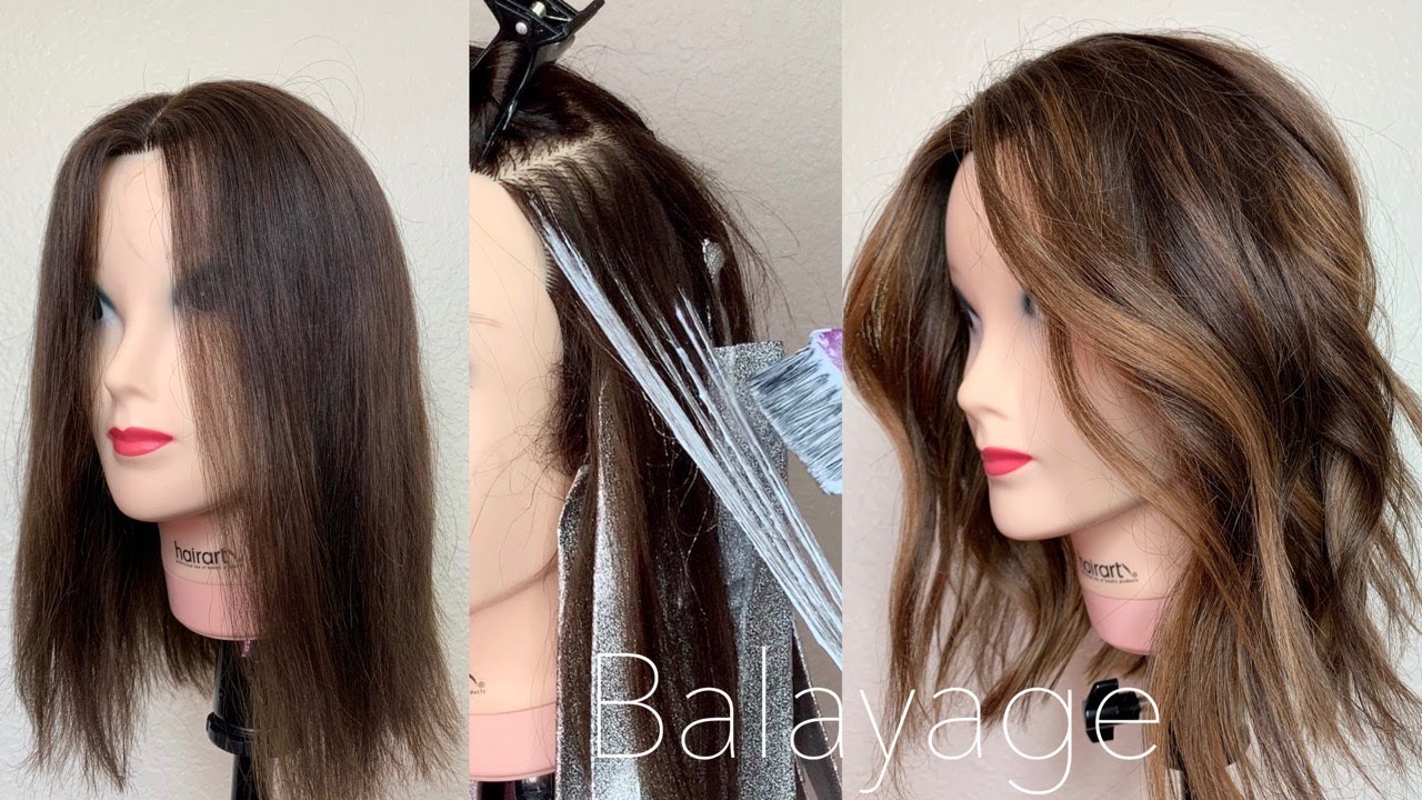 Caramel BALAYAGE TECHNIQUE