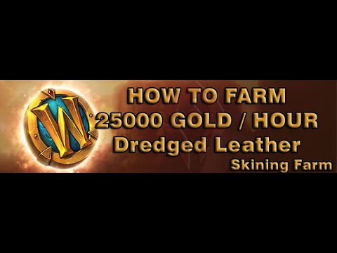 [WOW BFA GOLD FARM 8.3] - 25000 Gold Farming Dredged Leather