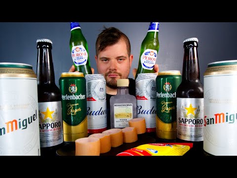 SAUSAGE SHOTS & BEER ASMR MUKBANG | DAVE KAY ASMR