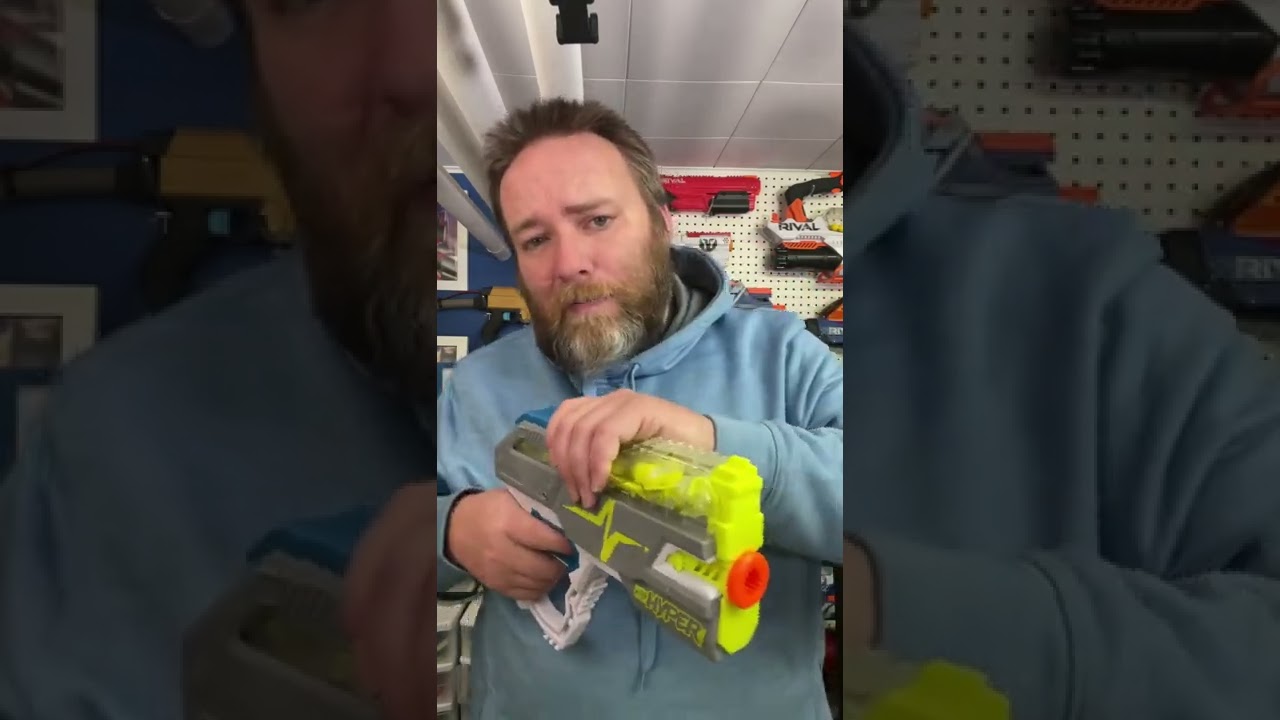 The only good blaster in the series? Lots of sales on the Nerf Hyper Rush-40. Buy ammo while you can