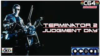 C64 Terminator 2 Judgement Day Gameplay Ocean Software (1991)