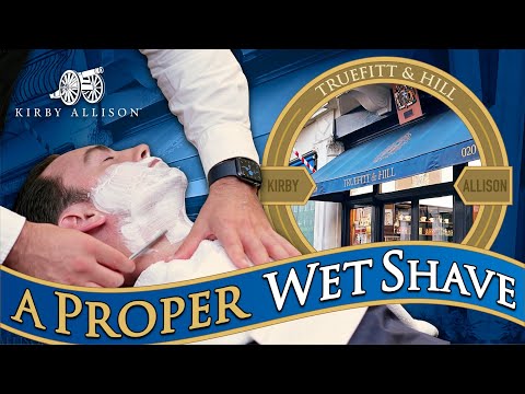 ASMR | A Proper Wet Shave at Truefitt & Hill