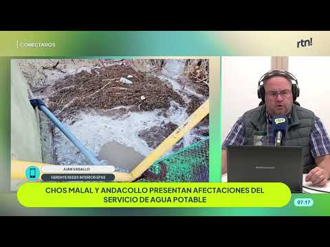 #conectadosrtn  CHOS MALAL Y ANDACOLLO PRESENTAN AFECTACIONES DEL SERVICIO DE AGUA POTABLE