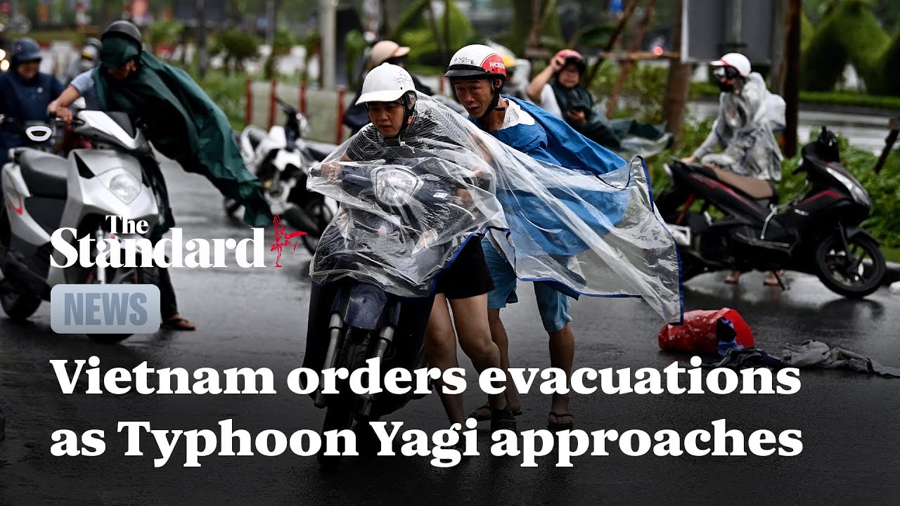 Vietnam orders evacuations and closes airports as Typhoon Yagi approaches