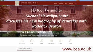 Michael Llewellyn-Smith discusses his new biography of Venizelos with Roderick Beaton