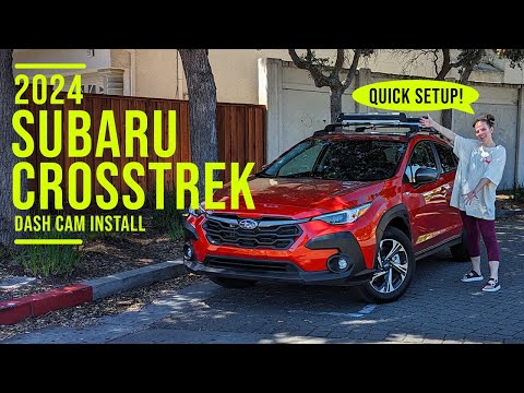 2024 Subaru Crosstrek | Dashcam Installation