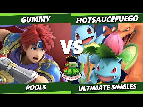 Momo's Mid-Off - GUMMY (Roy) Vs. hotsaucefuego (Pokemon Trainer) SSBU Ultimate Tournament