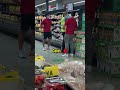 Coles employees in Woolworths prank #shorts