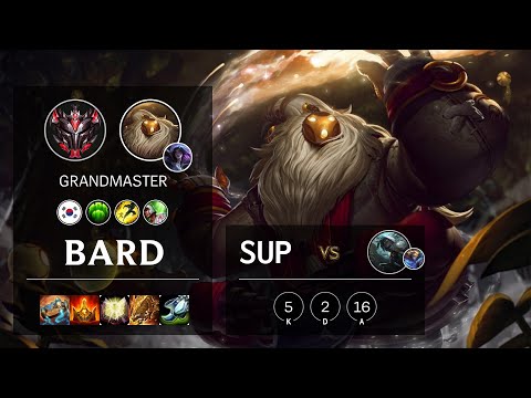 Bard Support vs Senna - KR Grandmaster Patch 10.13