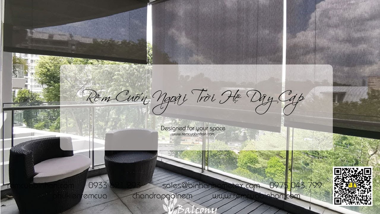 Rèm Cuốn OUTDOOR Màn Cuốn Ngoài Trời Cao Cấp