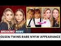 Mary Kate And Ashley Olsen Make Rare Public Appearance Together At NYFW 2025