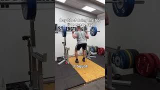 Day 22 of doing the big five every day