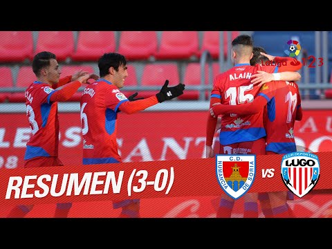 Resumen de CD Numancia vs CD Lugo (3-0)