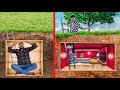 Overnight Survival Challenge In Low To High Budget Underground House