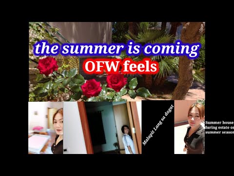 Buhay OFW. Kahit gaano kainit ang panahon. Kahit gaano kalayo ang trabaho hahatakin magkapera Lang.