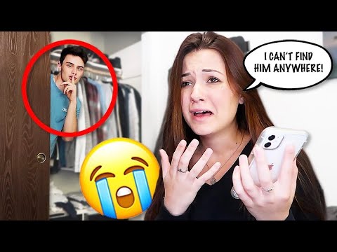 MISSING BOYFRIEND PRANK ON GIRLFRIEND!! *SHE CRIED*