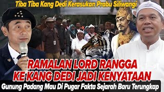 Download lagu 🛑RAMALAN LORD RANGGA KE KANG DEDI‼️ KEMBALI JADI KENYATAAN: SITUS GUNUNG PAANG AKAN DI PUGAR mp3