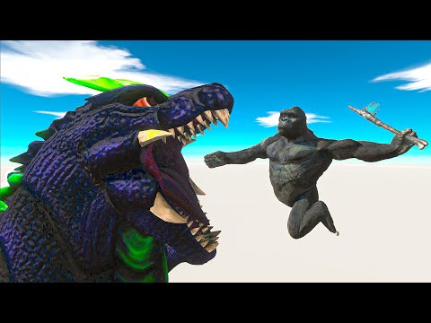 King Kong Versus Big and Little Size Units  - Animal Revolt Battle Simulator