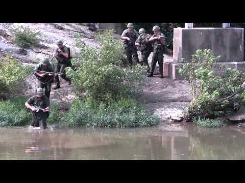 Ft. Jennings Fort Fest 2018 Wolfhounds Vietnam River Reenactment