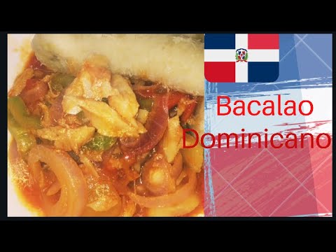 BACALAO GUISADO DOMINICANA/ receta CUARESMA
