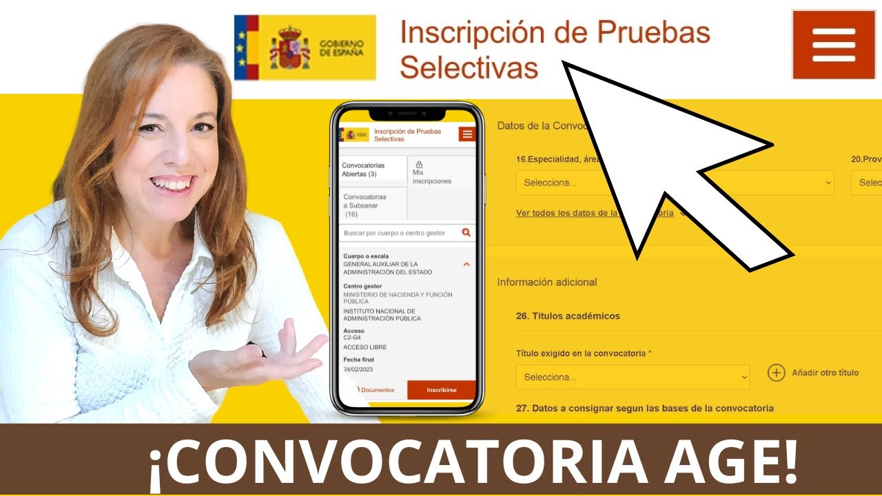 Watch Inscribirse oposiciones Auxiliar Administrativo del Estado 2023 Now Inscribirse oposiciones Auxiliar Administrativo del Estado 2023