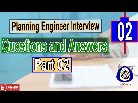 Planning Engineer Interview Questions and Answers Part 01 Interview tips Guidelines planners