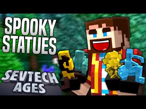 Minecraft Madness: Spooky Statues - SevTech Ages