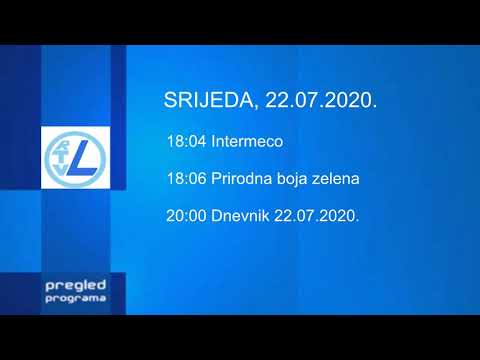 raspored programa za 22.07.2020.