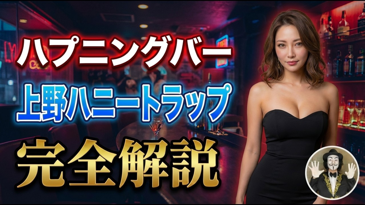 【ハプニングバー】上野ハニートラップ完全解説｜客層・雰囲気・立ち回りまで全部話します