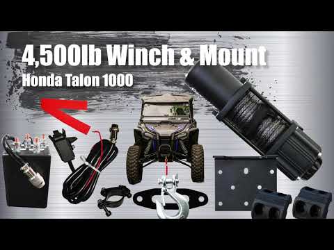 How to install Winch Mount and Winch on Honda Talon 1000