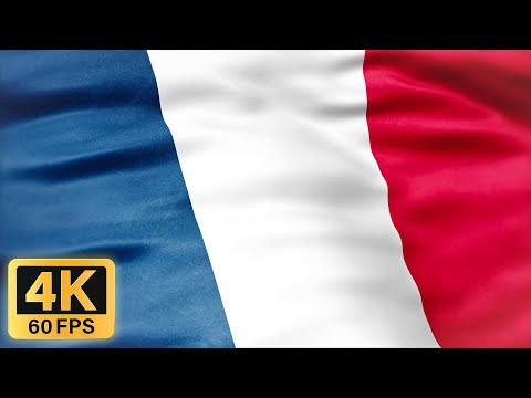 FRANCE FLAG 🇫🇷 1 HOUR 4K 60FPS