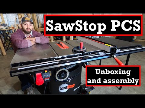SawStop PCS Unboxing, Assembly, and Reasons Why I Bought this Saw
