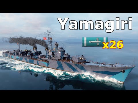 World of WarShips Yamagiri - 5 Kills 316K Damage