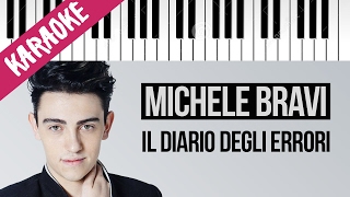 Michele Bravi | Il Diario Degli Errori | Sanremo 2017 | Karaoke Piano Con Testo