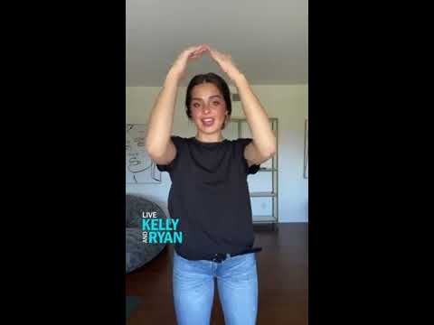 addison rae getting Kelly and Ryan ready for At Home Prom on Friday!