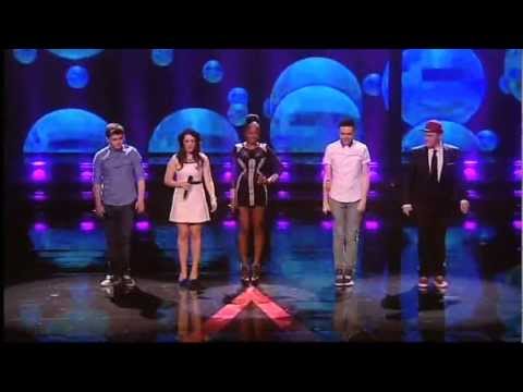 Team Jamelia performs on The Voice Live Show Three