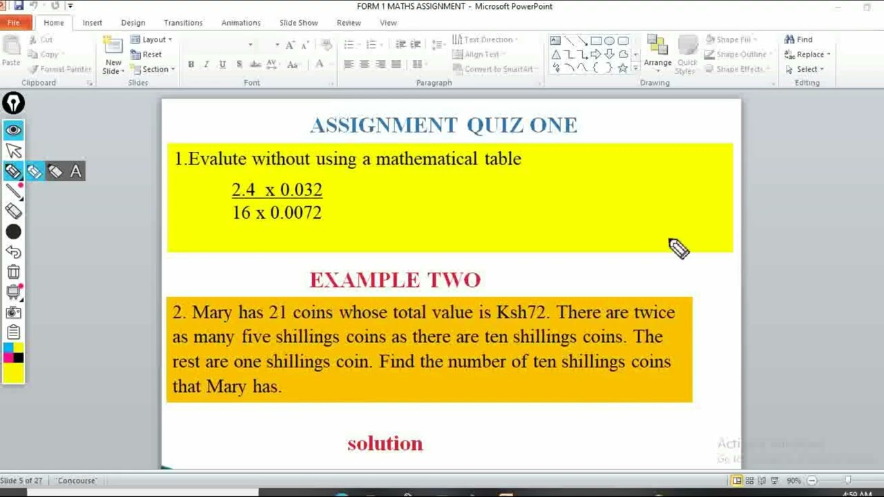 FORM 1 MATHS DEC 2022 WEEK 1 HOLIDAY ASSIGNMENT ~BY SIR ONGETI KEANE MARTIN