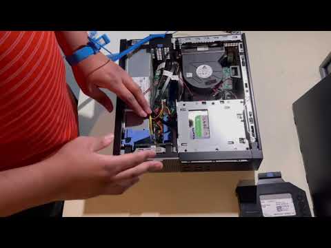 Dell OptiPlex 7010 SFF Hard Drive Removal and DVD Drive Replacement